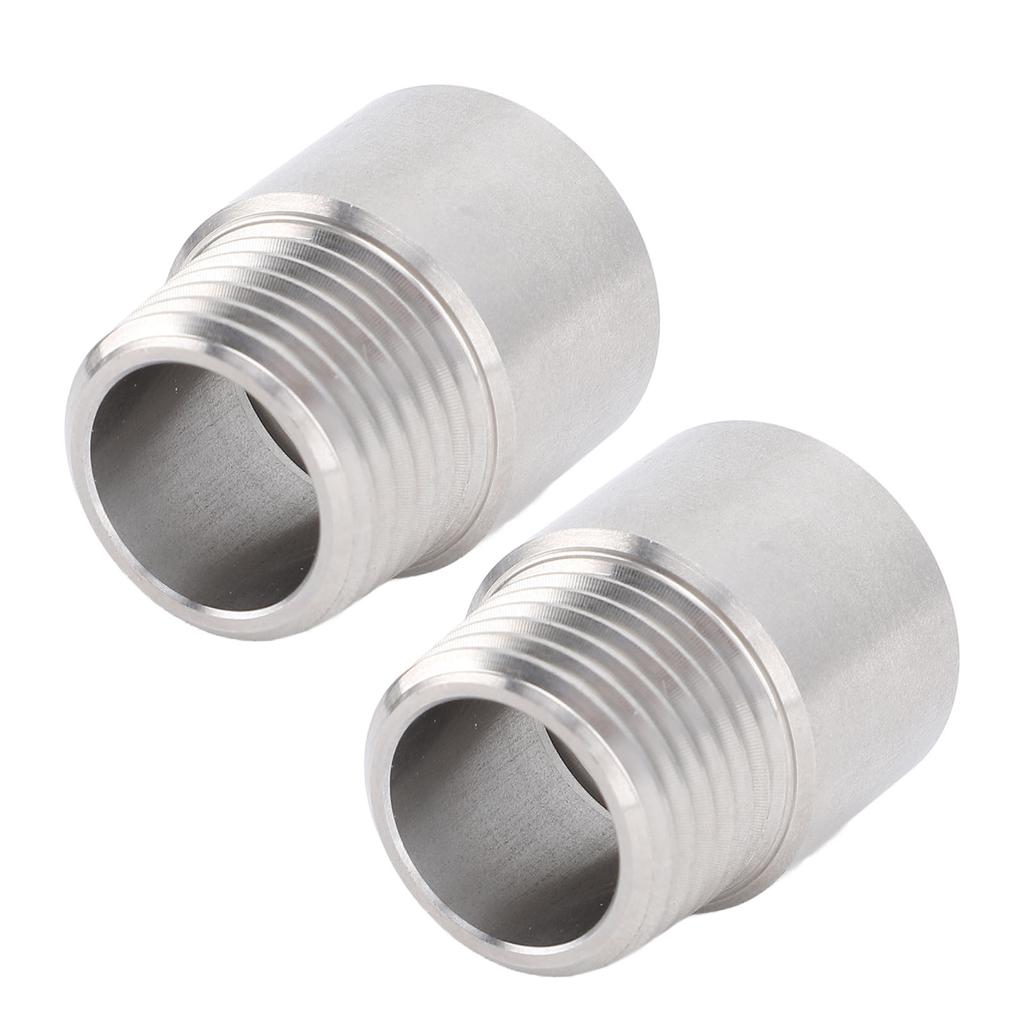 Pair of 1 2 Inch NPT Male To 1 2 Inch NPT Female Pipe Fitting Stainless Steel Pipe Fitting Adapter Coupler