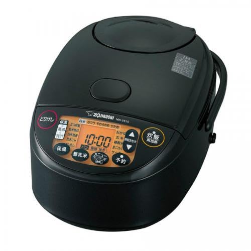 Olla arrocera Zojirushi IH Olla arrocera 5.5 tazas Super Cook NW-VE10-BA Negra