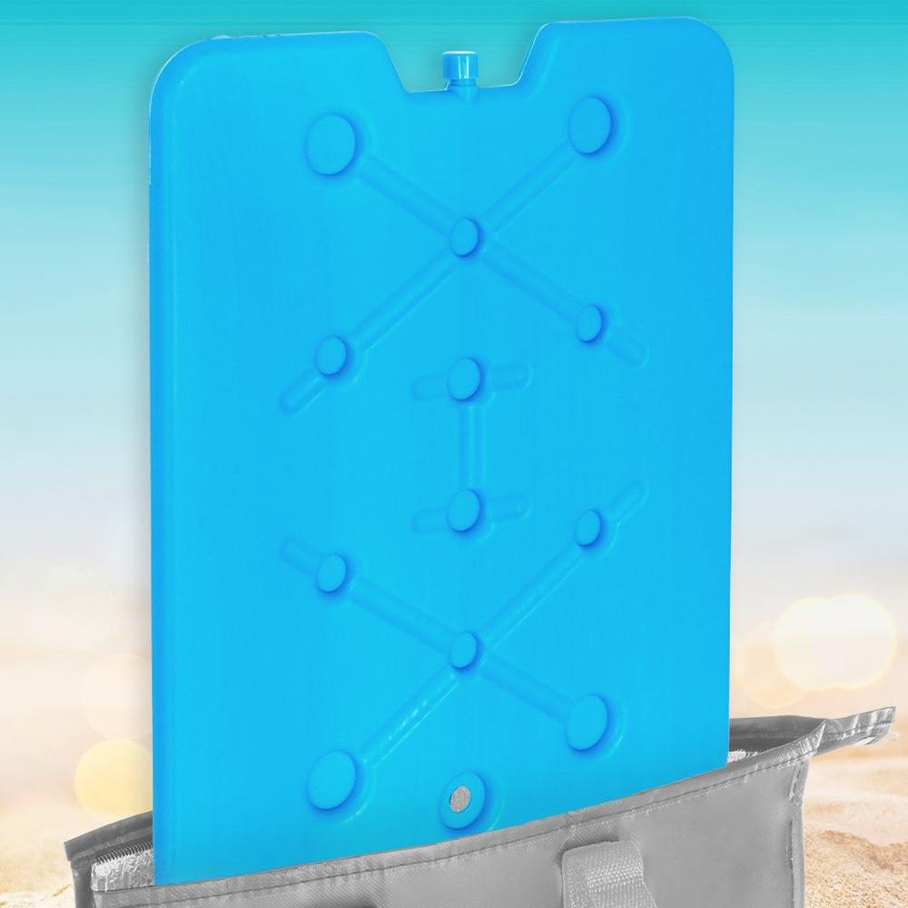 Cooling insert for a portable refrigerator, flat set of 2, 900 g