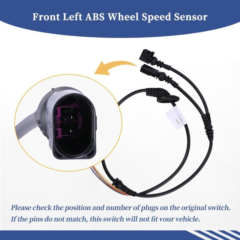 Universal Precise Automotive ABS Sensor Wiring Harness Ensures Accurate Speed Data Transmission Across Models 1K0927903R