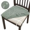 Leaf Jacquard Cloth Elastic Home Hotel Dining Chair Leisure Chair Strap Chair Seat Cover Seat Cover Seat Cover Seat Cover