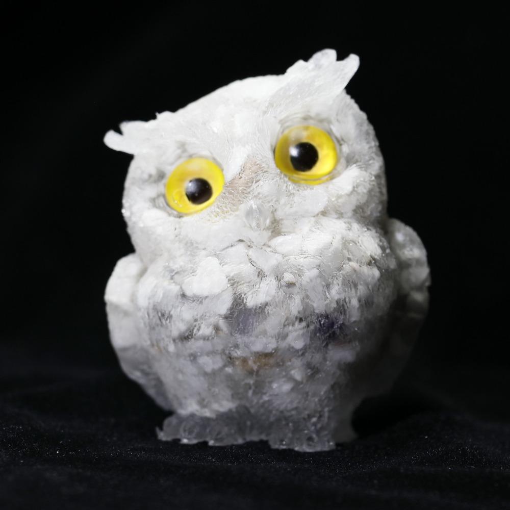 Cute Owl Crystal Gravel Home Ornaments Handicrafts Decorative Gifts Home Ornaments