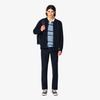 [Lacoste] Men's Rib Knit Rugby Sweater Polo Shirt AH405E-55NHBP