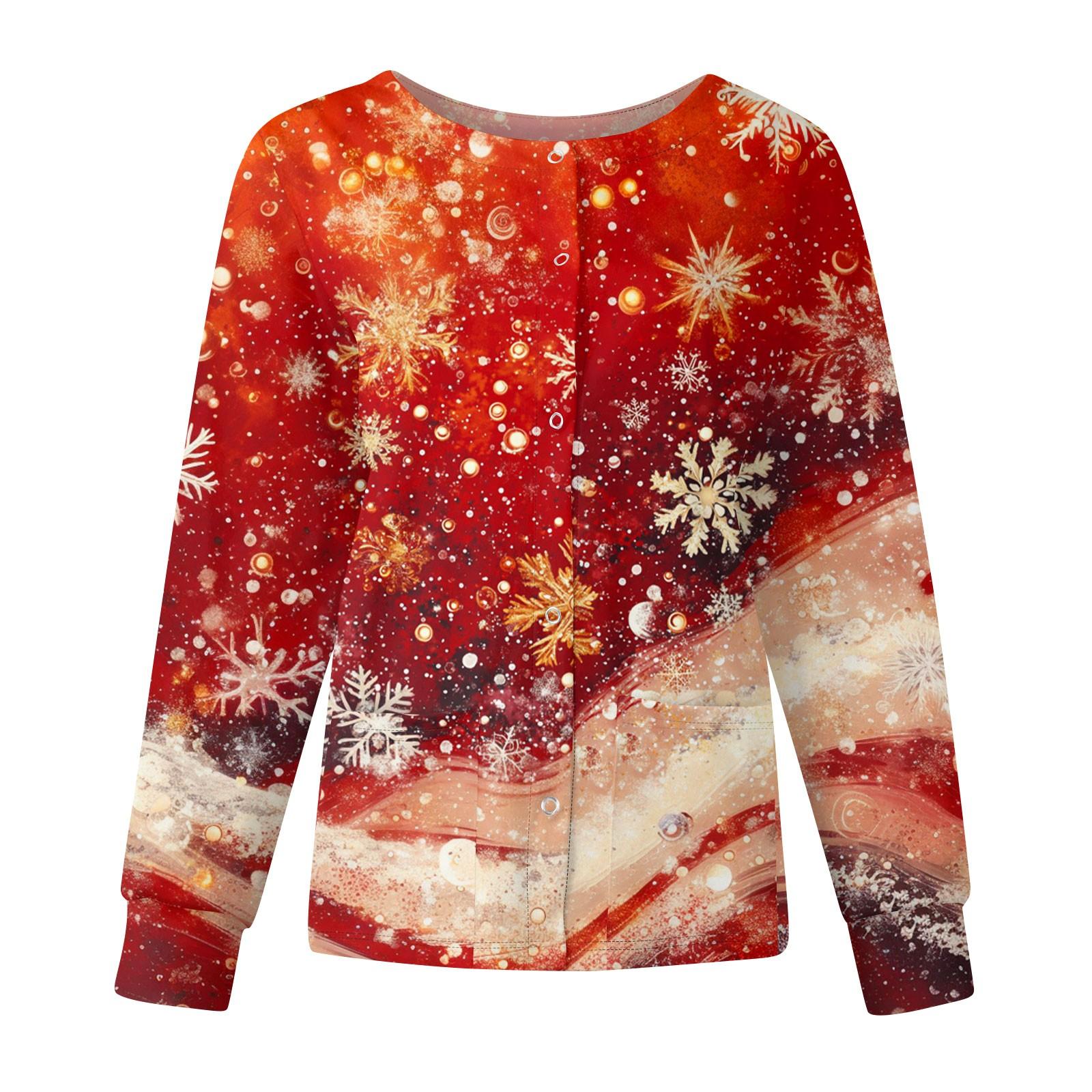 

Женские топы с длинными рукавами и карманами, рабочий воротник-стойка, однобортный защитный комбинезон, куртка, рождественский топ XXXXXL жёлтый