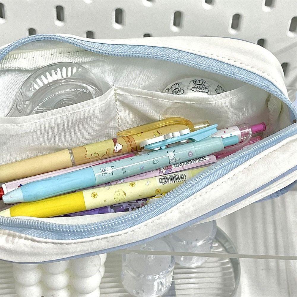 Multifunctional Music Cat Pencil Case Storage Box Zipper Pencil Bag  Student Kid