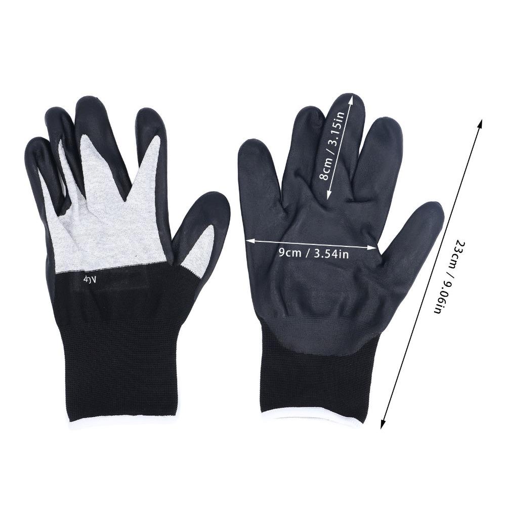 Rubber Electrical Insulated Gloves Non Slip Touch Screen Insulation Gloves Black Electrician Gloves Repair Tasks