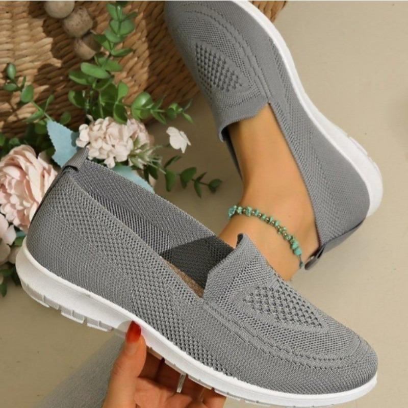 Fashion Women's Casual Flats Outdoor Lightweight Walking Shoes Summer Comfortable Breathable Mesh Shoes New style Hollowing Shoes