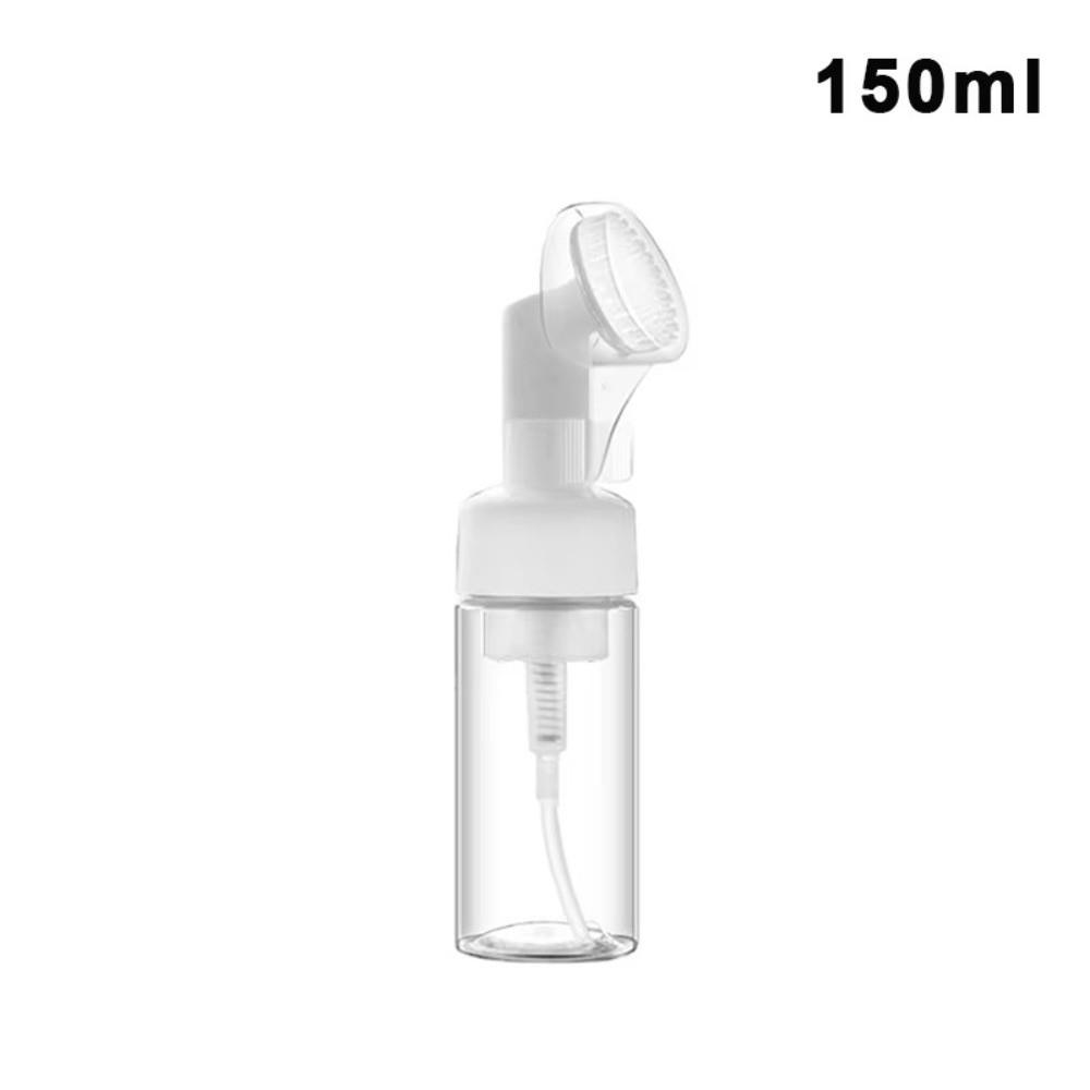 Silicone Brush Soap Foaming Bottle Portable Facial Cleanser Bottle  Makeup Use