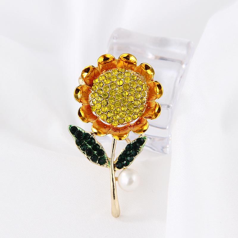 Original Flamingo Butterfly Bee Natural Freshwater Pearl Brooch Accessory Transparent Gift Box