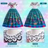 Mirabelle Princess Dress for Mirabelle Dress for Mirabelle Dress with Shoulder Headband and Mirabelle Kids Mirabelle Encanto Cosplay Suitable for
