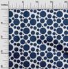 oneOone Tessuto Cotone Elasticizzato Stampato a Pois Tessuto Artigianale BTY Larghezza 40 Pollici