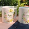 tm243-Design Mug 2p-Happy Flower Wreath