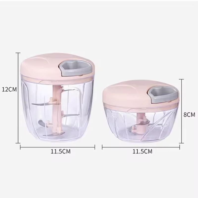 500/900ML Garlic Chopper Manual Garlic Press Food Vegetables Cutter Meat Grinders Kitchen Gadgets Hand Mincer Garlic Masher