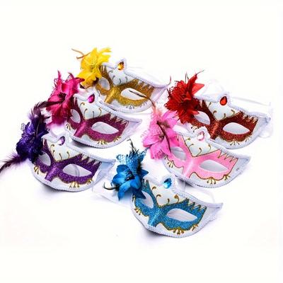 1PC Le Carnaval de Venise Masques Femmes Sexy Rétro Mignon Déguisement Masque PROM Fête Adulte Princesse Demi Visage