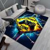 Gaming Teppich für Jungenzimmer Gamer Teppich mit Gamecontroller Teppich für Spielzimmer Esports-Raum und Jungen Spielzimmer-Themen Schlafzimmer Bodenmatte