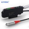 GTRIC Diffuse Reflective Fiber Optic Sensor Kit with Separate Amplifier High Precision12-24V DC NPN NO/NC Photoelectric Sensor