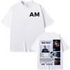 Abraham Mateo Double Sided Print T Shirt Unisex Unisex Latin Singer Tracklist Vintage Oversized Short Sleeve Hip Hop Graphic Tee