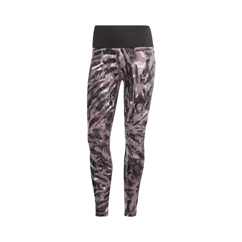 

Удобные дышащие повседневные женские шорты-капри с принтом Adidas All-Over GK5074 коричневого цвета XL