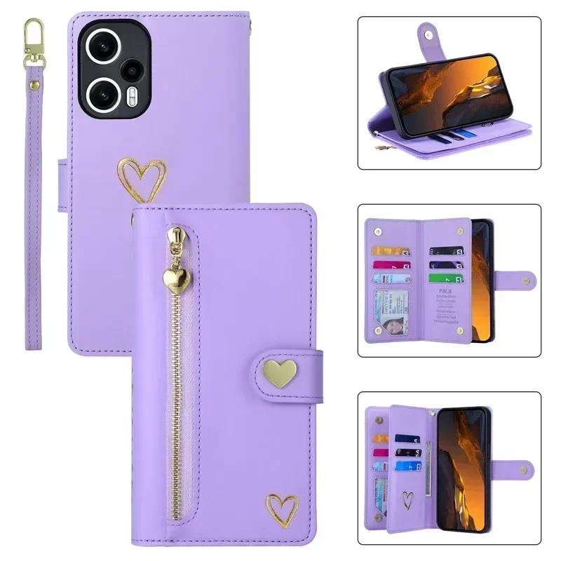 Multi 9 Cards Wallet Case for Samsung Galaxy A56 A36 A26 A16 A06 S25 Ultra S24 A55 A35 A15 Zipper Leather Wrist Strap Flip Cover