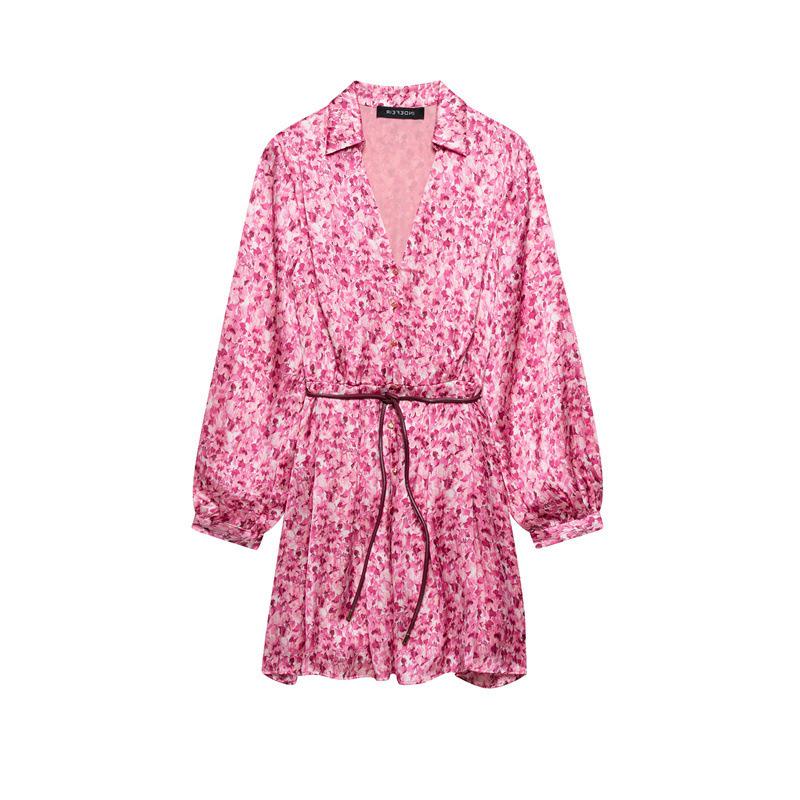 

TAOP&ZA Women s Floral Tie-Waist Dress - Spring/Summer Collection Medium