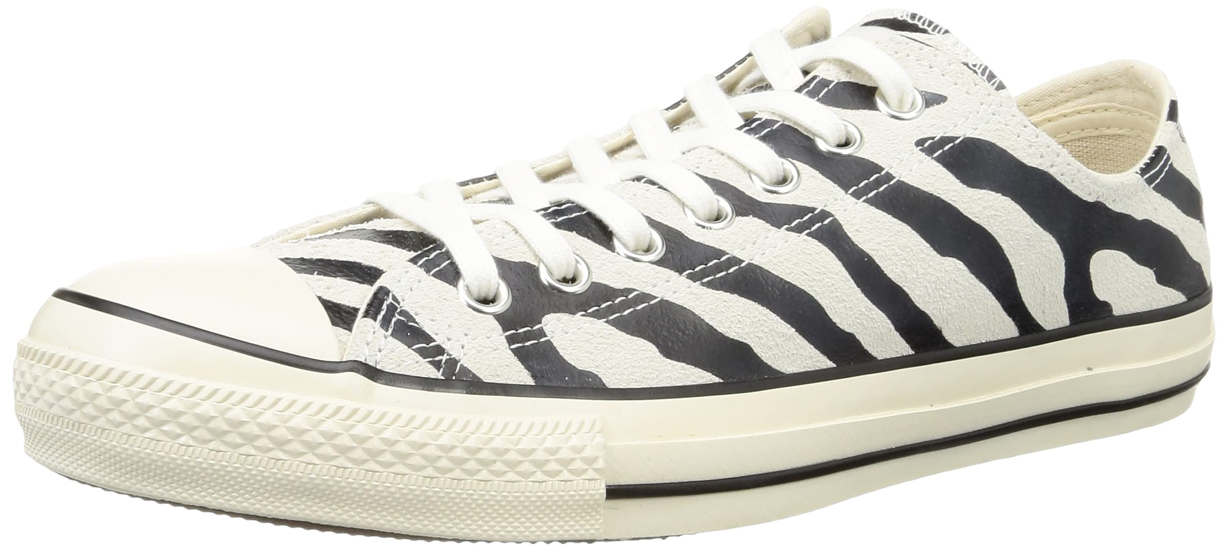 Converse All Star US Zebra OX Suede Size Sneakers, White/Black, 22.5cm
