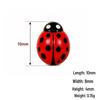 Multi-color Resin Ladybug Ornaments for DIY Jewelry and Crafts