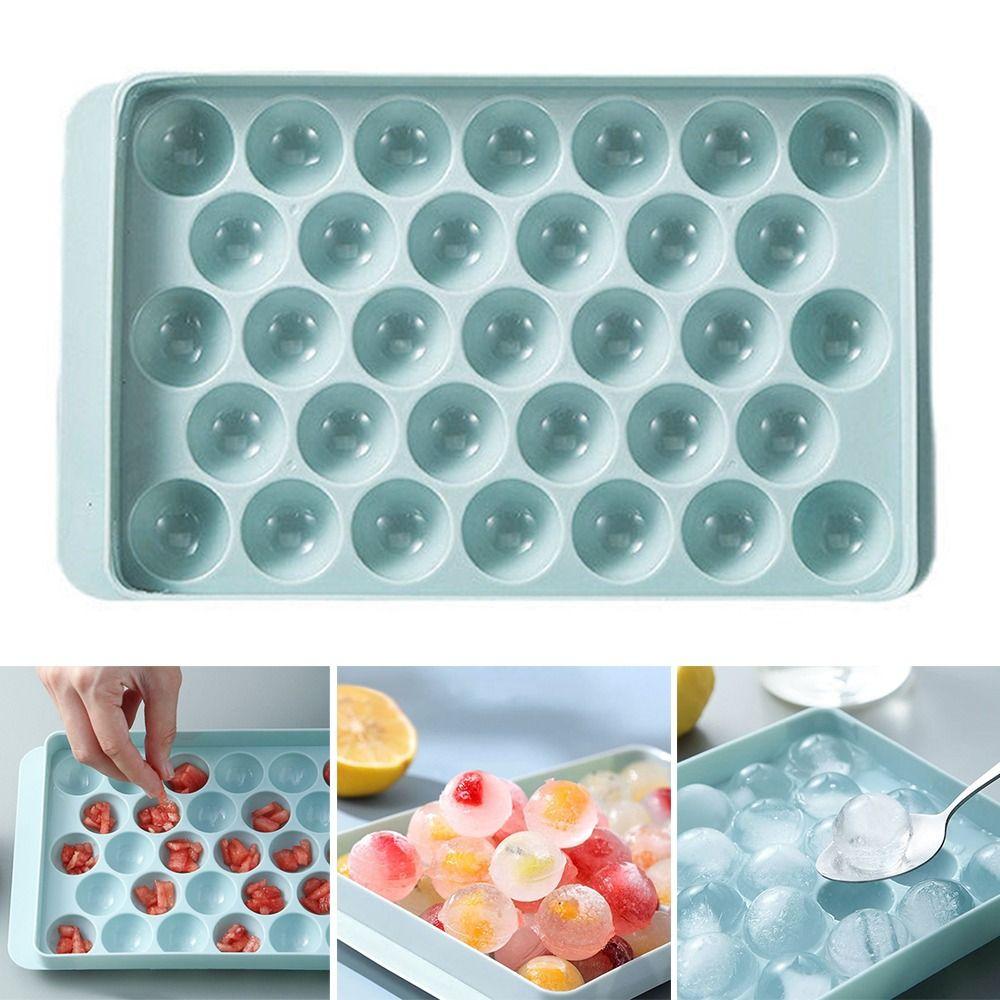 Ice Ball Summer Ice Cube Tray with Lid Ice Bucket Food Grade Ice Cube Maker  Bar