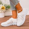 2025New Women's Sneakers Shoes Tennis Female Sport Gym Running Shoes Lace-Up Casual Shoes Mesh Breathable Zapatillas Mujer Woman