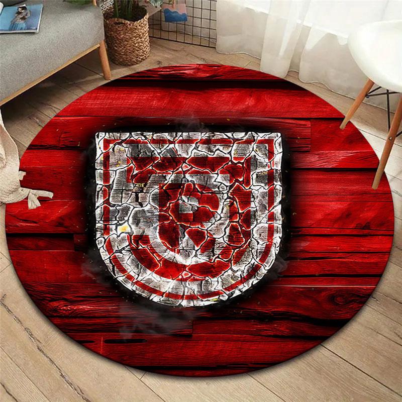 SSV Jahn Regensburg Round Area Rug,Carpet Rug for Living Room Bedroom Sofa Playroom Decor,Non-slip Floor Mat