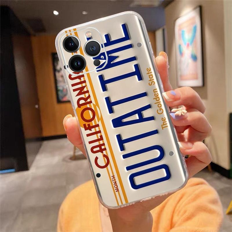 Phone Case For Iphone 17 Pro Max Air 16 15 14 13 Pro Max 15 16 Pro 15Plus License Plate Number Car