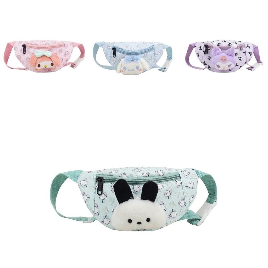 Sac Ceinture Enfant Dessin Animé Kuromi En Matière Polyester Pour Usage Quotidien