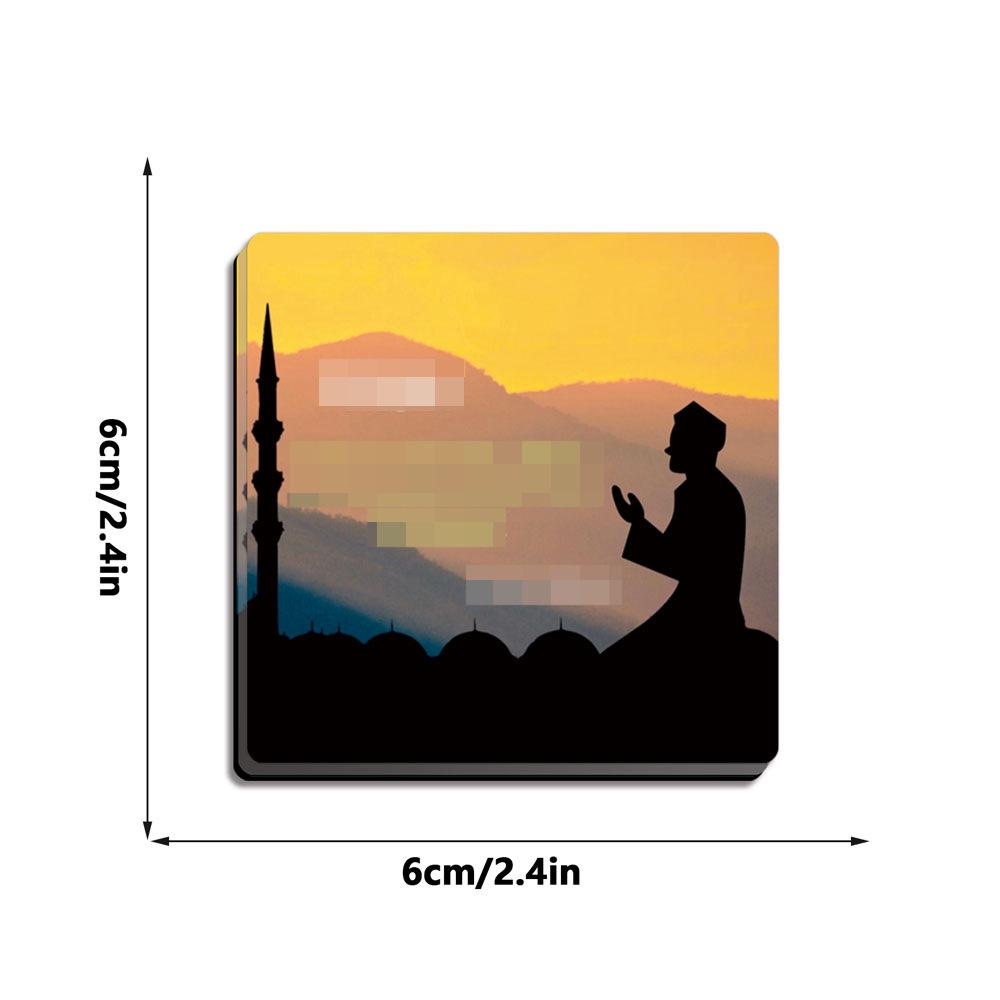 

Middle Eastern Ethnic Acrylic Refrigerator Magnet: Festival Home Decor Sticker