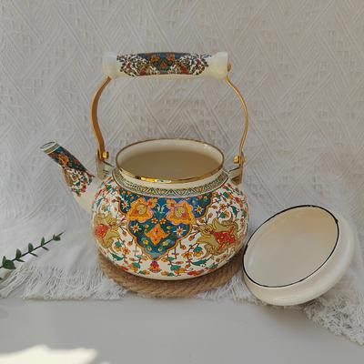 Zahusťovaná 2,5-litrová smaltovaná čajová kanvica Cool Kettle Kanvička na mlieko Indukčný sporák