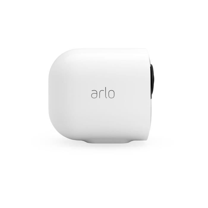 Arlo Ultra 2 - Pack de 2 caméras de surveillance Wifi sans fil - Blanc - 4K - Batterie de 6 mois - Champ de vision à 180°