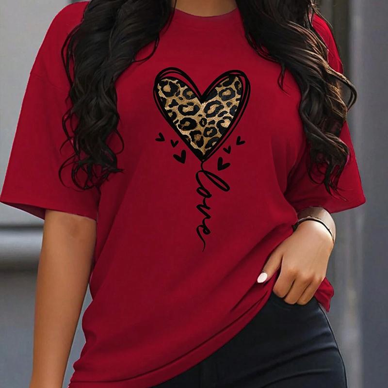 

Модна жіноча футболка з принтом пальців, смішна повсякденна футболка з круглим вирізом і короткими рукавами, літня жіноча футболка 8XL вина червоного кольору