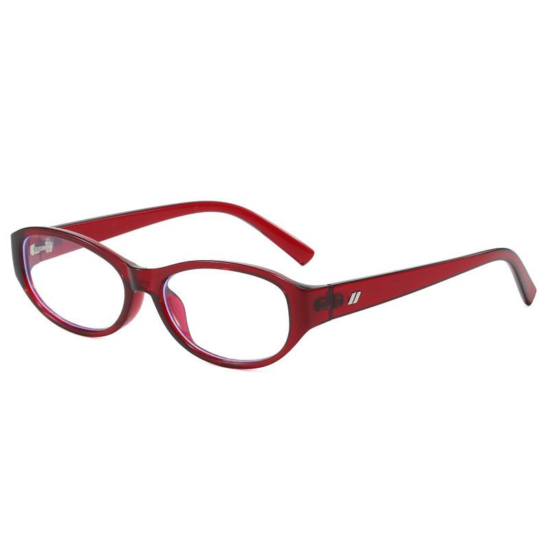 Retro Cat Eye Nonglare Glasses For Adults Ultra Thin Optical Frame For Office Use