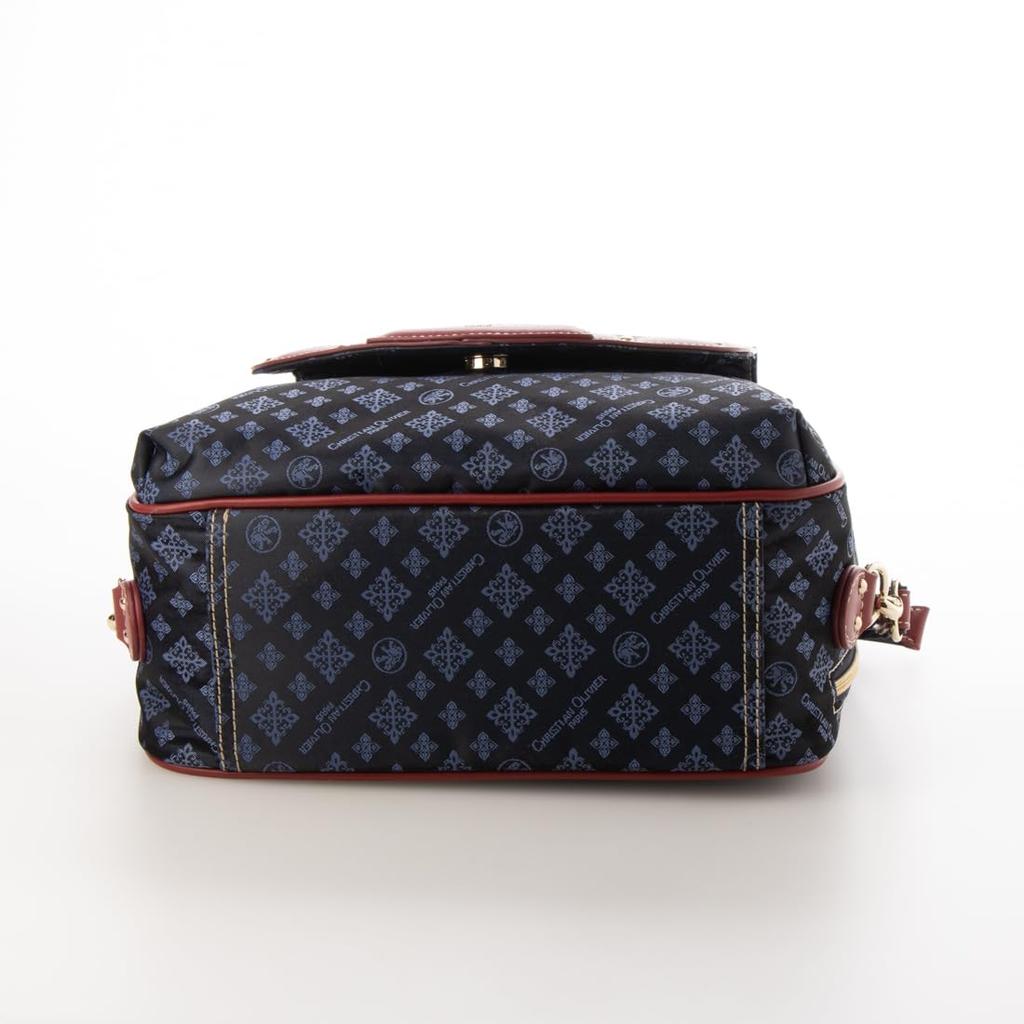 Christian Olivier Multifunctional 3-Way BackpackShoulder Bag 91 NavyWine