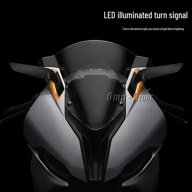 BMW S1000RR 2019-2024 LED Turn Signal Winglet Rearview Mirror