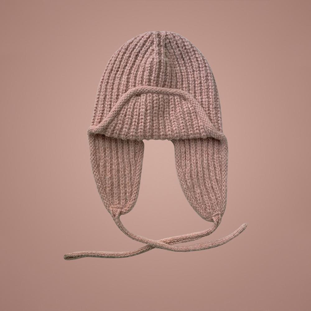 Winter Warm Knitted Hat Women Earflap Beanie Super Soft Thickened Windproof Cold Weather Fashion Cap for Autumn Thick Hats