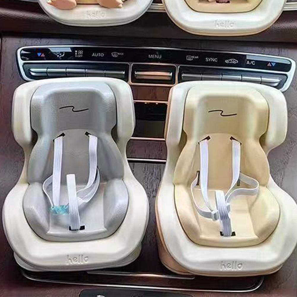 For Labubu Car Doll Safety Seat Cartoon Chair Model for Car Kawaii Ob11 Doll Seat Outlet Decor Car Interior Styling Accessories