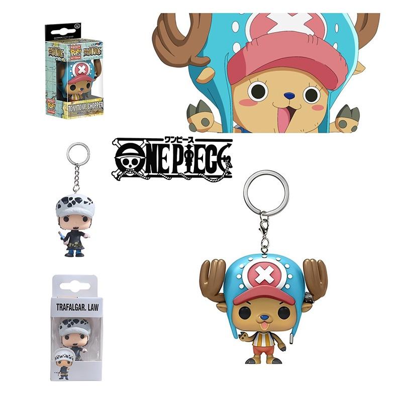 Pop Best-selling One Piece Luffy Anime Pvc Keychain Toy Gift Wholesale