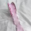10 Yards Fishtail Yarn Ribbons Gift Wrapping Bouquets 2.5Cm Chiffon Ribbon Wave Edge Pleated Diy Decor