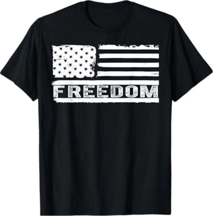 Freedom Vintage America Flag T-Shirt S