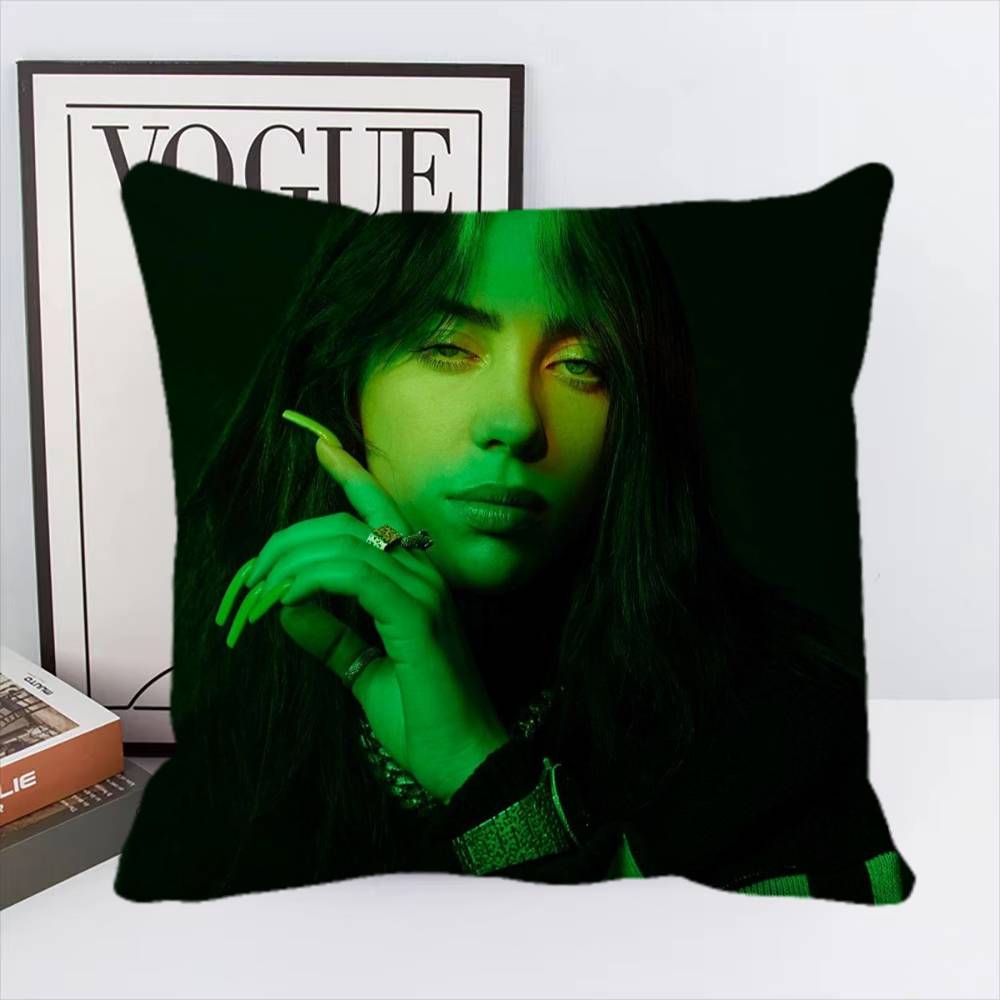 

Hit Me Hard And Soft B-BillieS Vintage Pillow Case Square Pillow Bedroom Sofa Leisure Comfort Cushion Home Decoration 16x16Inch