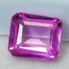 AAA+ NATURAL SAPPHIRE Pink Emerald Cut 4.20 Ct CERTIFIED Rare Loose Gemstone