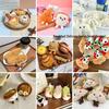 Cute Mini Breakfast Series Keychain Doll - Wedding Favor & Bag Charm