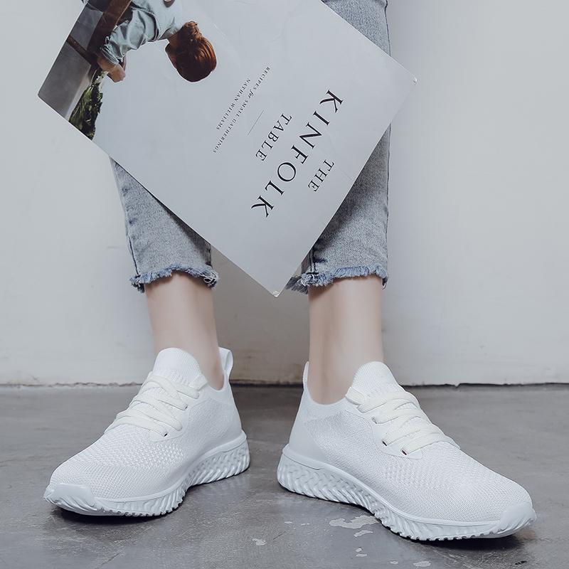 Women's Vulcanized Shoes 2024 Autumn Shoes of Women Lace-Up Sports Shoes Casual Shoes Portable Comfortable Femmes Sneakers Shoe