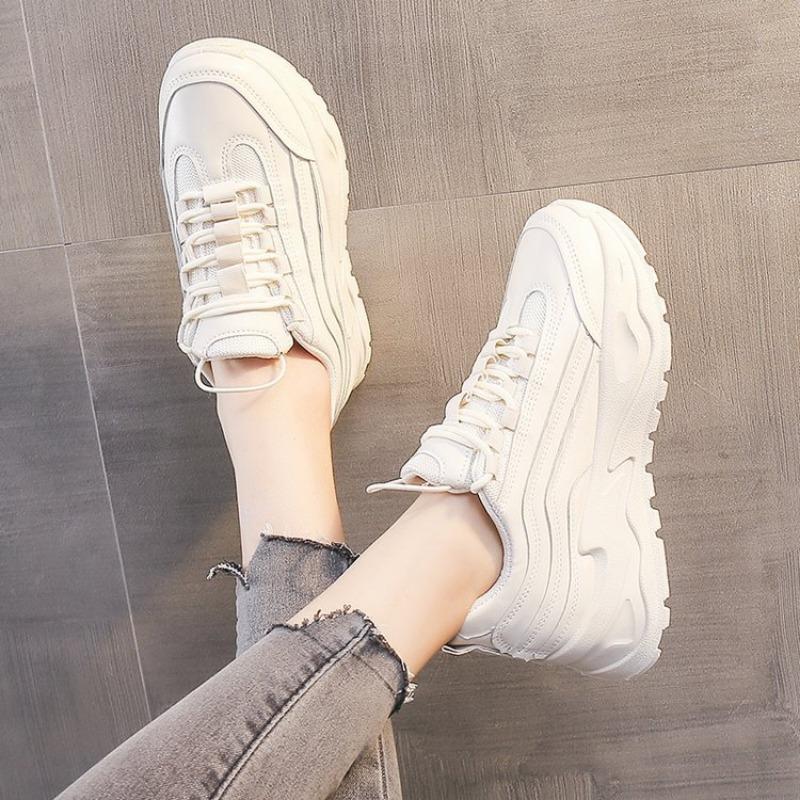 Dad shoes autumn new soft-soled women's casual sports shoes women's thick-soled heightening shoes women's shoes