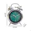 Retro Style Analog Alarm Clock Silent Non Ticking Analogue Home Decoration for