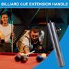 Pool Cue Extender Billiard Cue Rod Lengthen Stick Pool Cue Extender Extension Rod Pool Cue Shaft Extender for Billiard